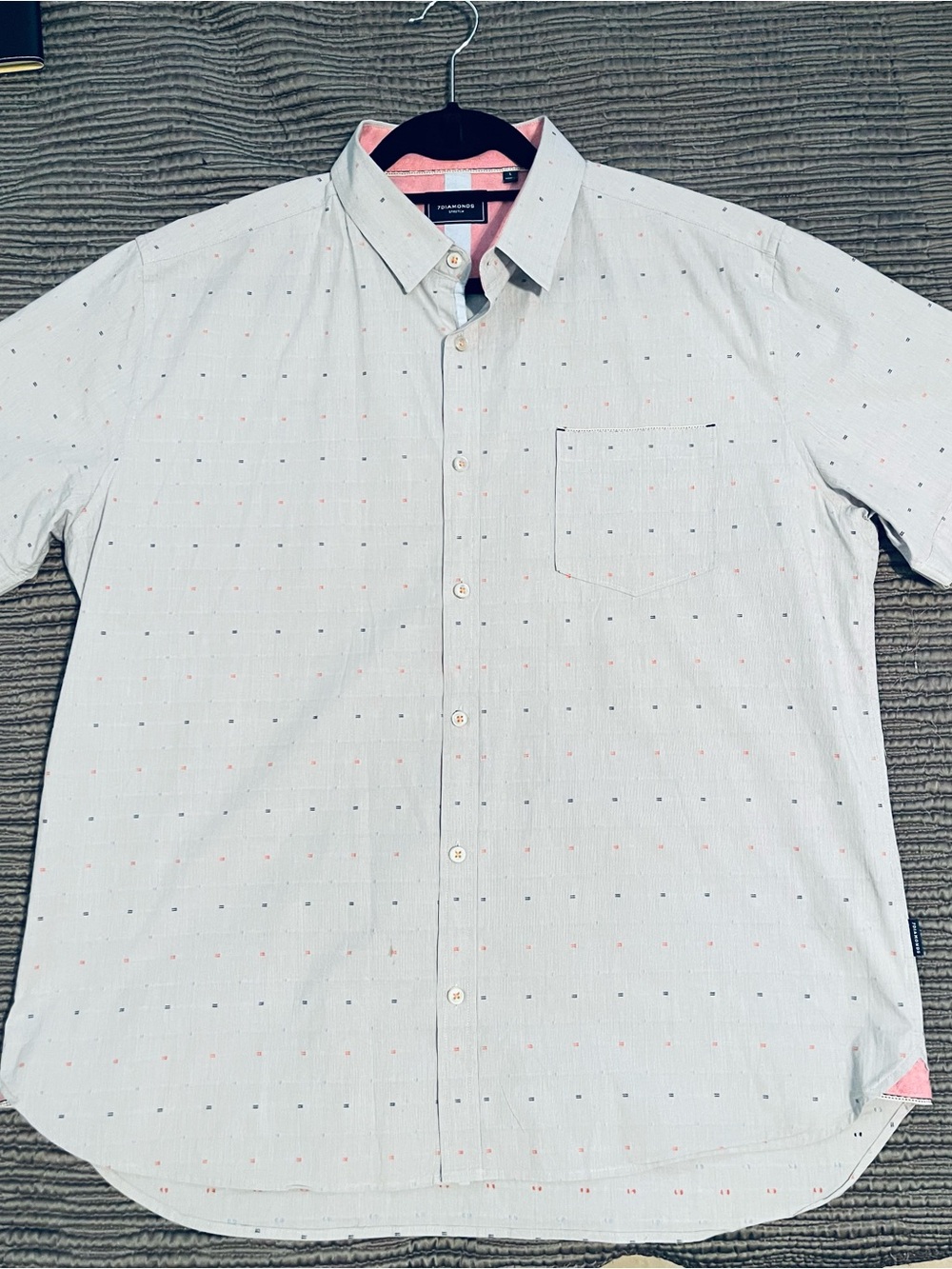 7 Diamonds Stretch Fit Button Down Shirt